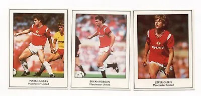 3 Manchester United  Rare Vaux Breweries Cards 1986 • £5.99