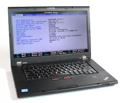 Lenovo ThinkPad W530 15.6  (i7-3740QM - 32GB RAM - 256GB SSD - Win10P - K1000M) • $199.96