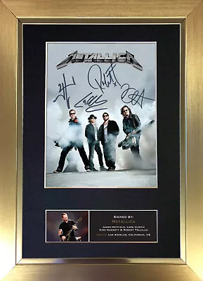 METALLICA Mounted Signed Autograph Photo Print A4 #470 • £22.99