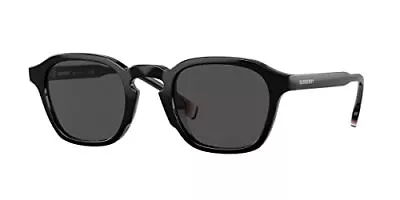 Authentic BURBERRY Sunglasses BE 4378U - 300187 Black W/ Dark Grey 49mm *NEW* • $110.63