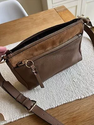 Accessorize Leather Cross Body Bag • £15