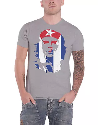 Che Guevara T Shirt Star And Stripes Cuban Revolution New Official Mens Grey • £12.95