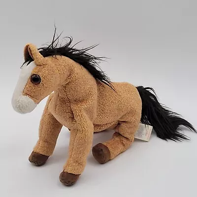 TY Beanie Babies Oats Plush Horse Stuffed Animal Toy 2000 Brown 7  Vintage • $7