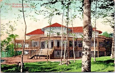 Postcard C.1906 ROYAL MUSKOKA LAKES HOTEL ONT Ontario Undivided Back Canada • $6.44