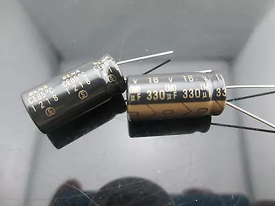 10pcs 330uF 16V 330mfd ELNA Cerafine ROA For Audio HiFi Electrolytic Capacitor • $13.88