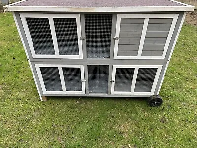 Pets At Home Bluebell Rabbit/Guinea Pig Hutch + Winter Cover + Great Upgrades • £120