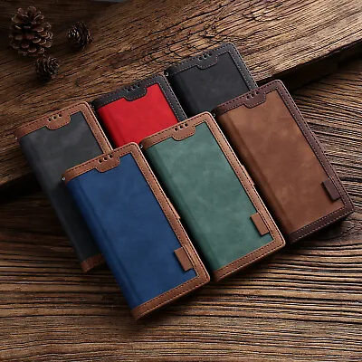 $5.47 • Buy Flip Leather Wallet Card Stand Case For IPhone 14 Pro Max 13 12 11 XS XR 8 7 6 +