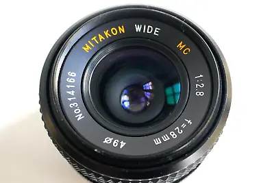 Pentax PK Fitting  28mm/f2.8 Mitakon MC Wide Angle Lens • £19.99