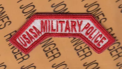 US Army Security Agency USASA Military Police MP Korea ~3.25  Patch Tab C/e • $4