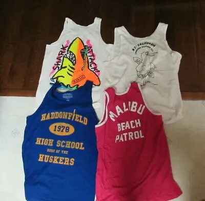 Kiwi California Beach Lifeguard Baywatch Shark Halloween Tank Top T Shirt Lot • $50