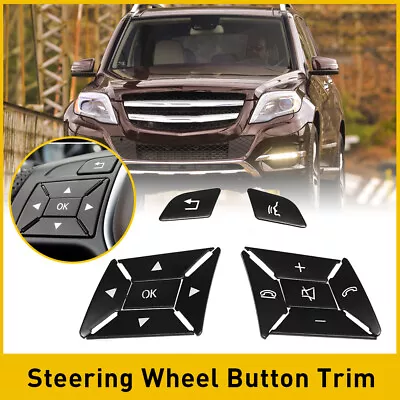 12PCS Black Steering Wheel Button Trim Fits For Mercedes Benz E C GClass • $13.29