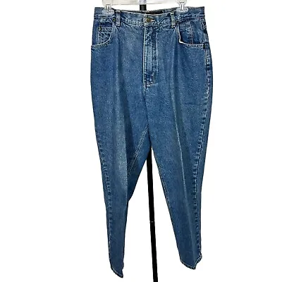 Vintage Gloria Vanderbilt Medium Wash Jeans Womens Denim Size 16 Medium Taper • $9.90