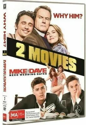 $19.50 • Buy Why Him? / Mike And Dave Need Wedding Dates Dvd, New & Sealed, Free Post