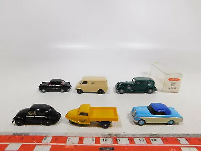 CN350-05 #6x Wiking H0 / 1:87 Model: MB + 825 Horch + VW Beetle + Ford EtcMint • $33.69