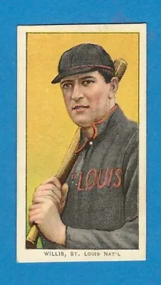 T206 Piedmont HOF Vic Willis St. Louis N.L.  W/ Bat • $540