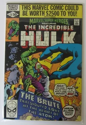 The Incredible Hulk #91 (1980) Marvel Super-Heroes Comics • $10.40