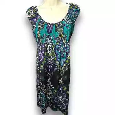 AA Studio Women's Colorful Abstract Party Dress Size 10 #446 • $20