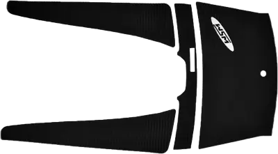 WSM Black Traction Mat Foot Pad Self Adhesive For Yamaha WaveBlaster 700 93-96 • $178.55