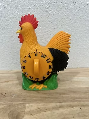 Vintage Rooster Kitchen 60 Minute Timer 6” • $49