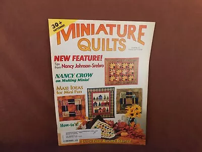 Miniature Quilts Magazine Issue 20 1995 • $3.99