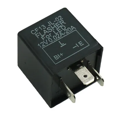 3-Pin Car Flasher Relay Fix Light LED Lamp Turn Signal Hyper Flash CF13 JL-02 US • $6.19