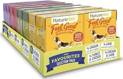 Naturediet Feel Good Selection Pack Complete Wet Food 390g (Pack Of 16) • £15.99