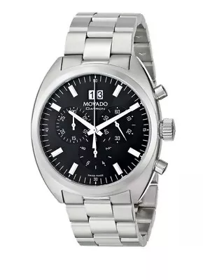 Brand New Movado Men’s Datron Chronograph  Stainless Steel Watch 0606476 • $1099