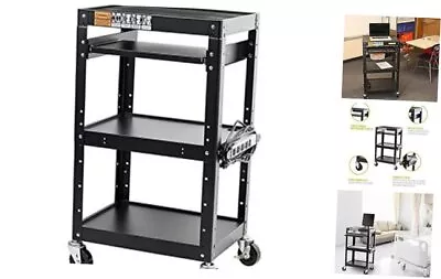  AV Presentation Cart Stand For Video Projector TV Laptop Computers AV Cart • $257.97