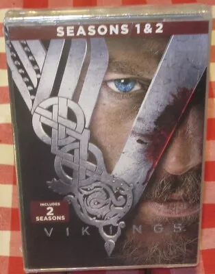 VIKINGS SEASON 1 & 2 BOX SET-(Gabriel Byrne) • $14.99