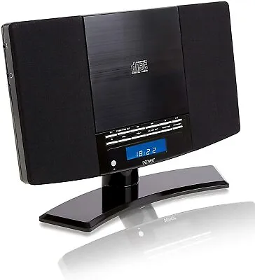 £49.95 • Buy CD Player Denver MC-5220 MK2 Hi Fi System Black Or Silver FM Radio & Clock Alarm