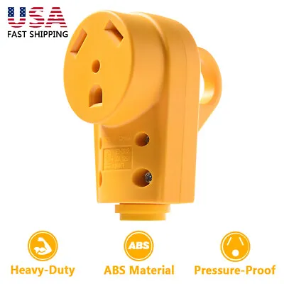 125V 30Amp Heavy Duty RV Female Replacement Receptacle Plug With Handle • $11.43