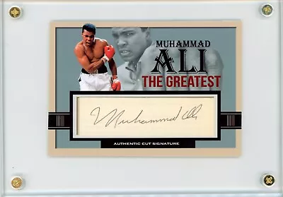 Muhammad Ali ~ Signed Autographed  The Greatest  Trading Card Auto ~ PSA DNA • $495