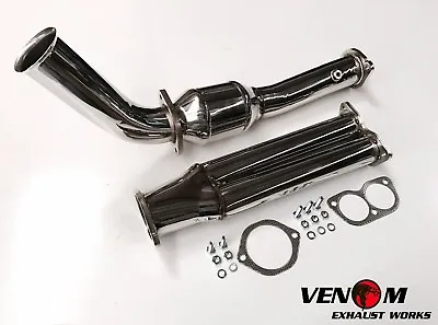 Venom Ford Territory Turbo FPV F6X High Flow Cat Pipe - Exhaust Catalytic • $795