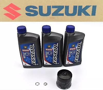 Oil Change Kit ECSTAR R9000 GSXR 600 750 86-23 OEM Suzuki Synthetic #J291 B • $55