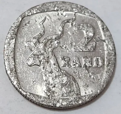 South Africa 🇿🇦 Two (2) Rand Coin 1991 (apartheid Era) • $1.49