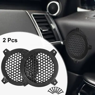 2 PCS 4 Inch Universal Car Subwoofer Speaker Grills Cover Mesh Guard Protector • $9.97