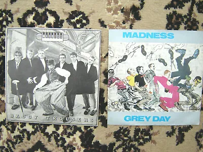 £12.95 • Buy Madness - Baggy Trousers & Grey Day - 2 X Picture Cover Vinyl Singles. Excellent