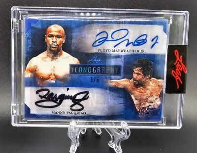 2021 Leaf Floyd Mayweather & Manny Pacquiao Auto /6 • $750