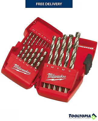 £33.49 • Buy Milwaukee HSS-G DIN338Thunderweb Drill  Bit Set -19pcs 4932352374