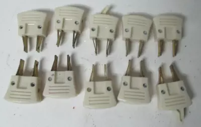 10 Vintage Old Snap On Plugs For Christmas Light Sets • $22