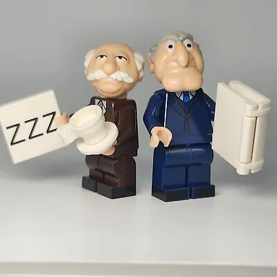 LEGO Lot Of 2 The Muppets Statler And Waldorf Minifigures Collectible Minifigure • $14.95