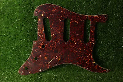 Aged Voodoo Reverse Bridge Pickguard Brown Tortoise Shell Hendrix Strat AGP140 • $59.95