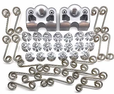 7/16  Aluminum Dzus Button / Springs / Tab Plate / Free Rivets 20 Piece Set  • $64.99