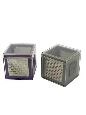 Microplane Stainless Steel Cube Graters - Set Of 2 • $22.99