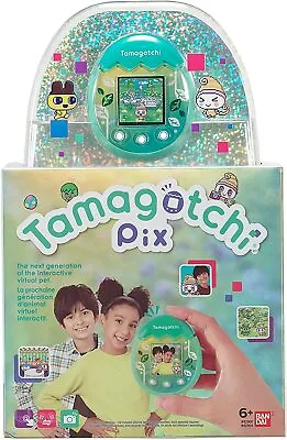 $119 • Buy Tamagotchi Pix Camera Interactive Virtual Pet Nature Green Tama On Toys