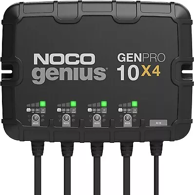 NOCO Genius GENPRO10X4 4-Bank 40A (10A/Bank) Smart Marine Battery Charger • $424.95