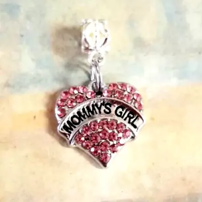 MOMMY'S GIRL Bracelet Charm Daughter Slide Charm For Bracelet Or Necklace • $18.95