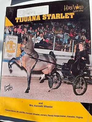 Horse World Saddlebred Magazine Vintage Show Horse And Hackney April 1992 • $8.95