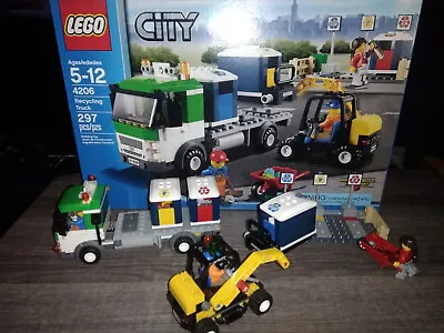 LEGO Recycling Truck & Forklift #4206 100% Complete Set W/Box Manual SEE PHOTOS • $39.95