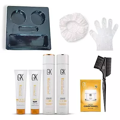 GK HAIR Keratin Treatment Brazilian Complex Blowout Straightening Kit For Women • $131.01